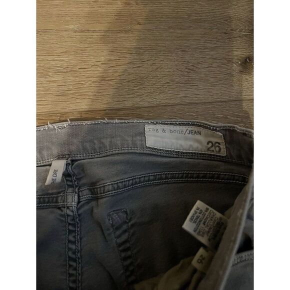 Rag & Bone Womens The Dre Skinny Jeans Tapered Gray Size 26 - Picture 3 of 3